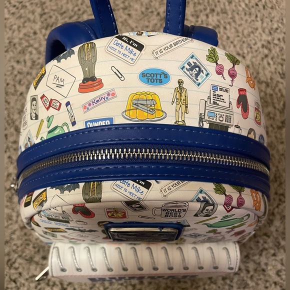 Loungefly the Office Dunder Mifflin Mini Backpack Rare HTF - Picture 7 of 16
